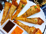 Chicken samosa patti Cones