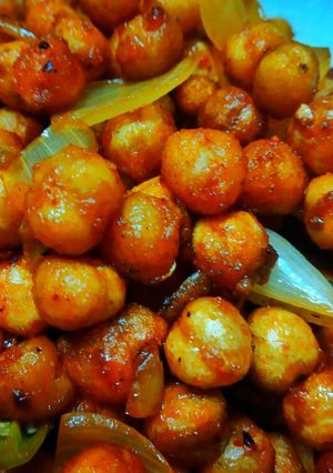 A picture of Chilli chana.