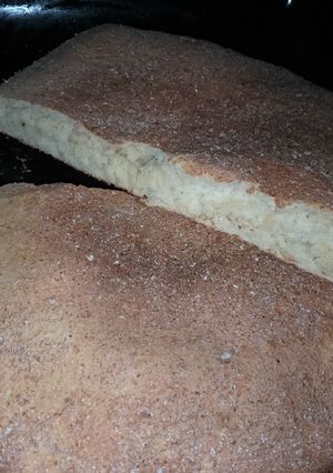 صورة لوصفة 🍞 خبز الدار او مطلوع الكوشه بلاتعب كي القطن 🥖