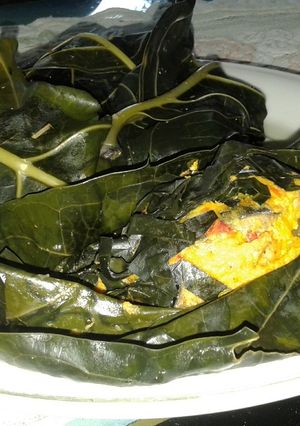 Foto resep Pepes Patin Daun Mengkudu ala Dapur Ken