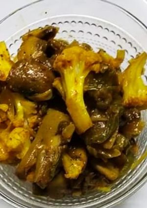 A picture of Vegetable curry.