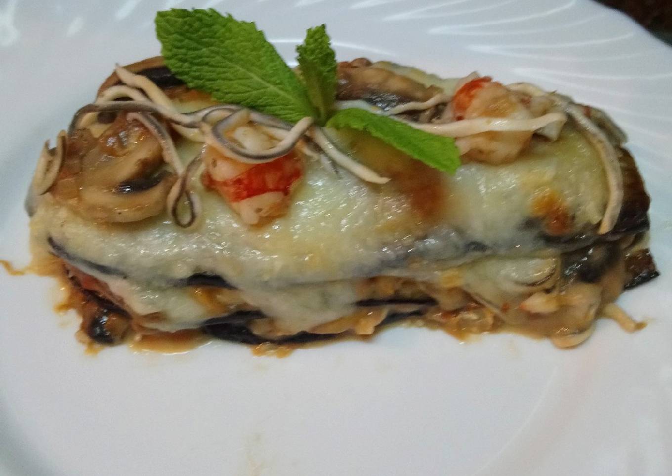 Lasaña de berenjena