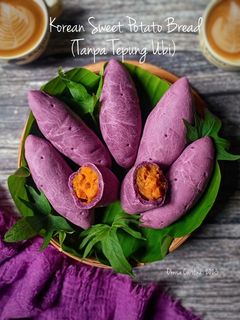 Foto resep Korean Sweet Potato Bread (Tanpa Tepung Ubi)