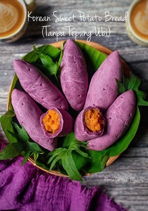 Foto resep Korean Sweet Potato Bread (Tanpa Tepung Ubi)
