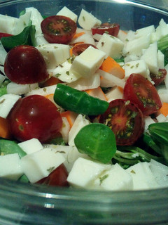 Una foto de Ensalada de canónigos
