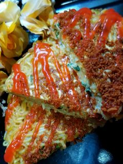 Foto resep Omlet mie mantullllll