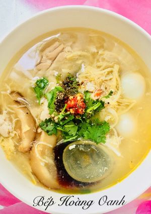 Hình của món Súp Cua Óc Heo.