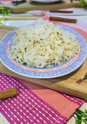 عکسی از دستور زیره پلو با برنج تایلندی (به روش کته)