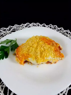 Una foto de Judías verdes gratinadas con picadillo de ternera