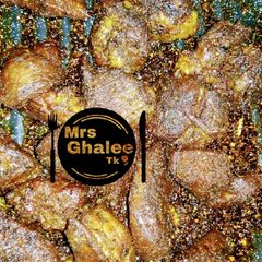 A picture of Grilled meat using pan.