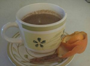 Una foto de Chocolate caliente o chocolatada