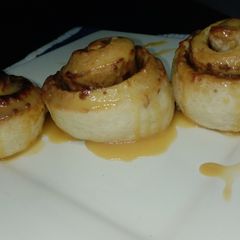A picture of Mock cinnamon rolls (Milo rolls).