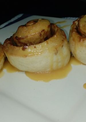 A picture of Mock cinnamon rolls (Milo rolls).