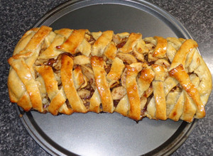 Una foto de Strudel de manzana