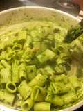 Paccheri cavolo nero e gamberi