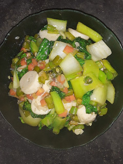 Foto resep Tumis sayur bakso ikan
