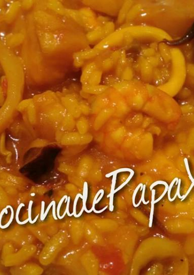 Una foto de Arroz Caldoso Marinero