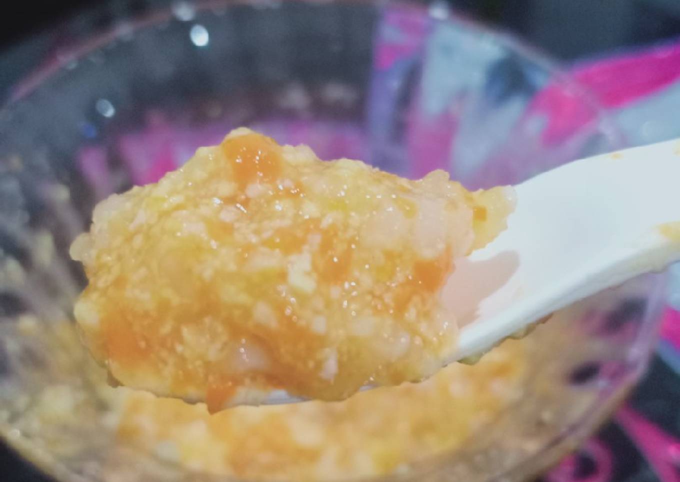 Sup sayur dan telur setelah 8+