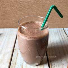 รูปของ Choco Banana Oatmeal Smoothies (No Sugar)