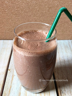 Foto resep Choco Banana Oatmeal Smoothies (No Sugar)