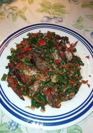 Foto resep Tumis pindang kacang panjang