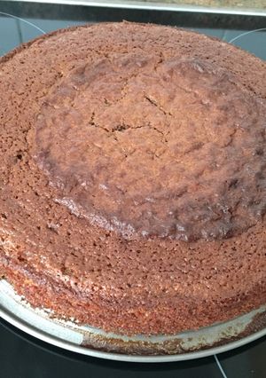 Una foto de Bizcochón de chocolate