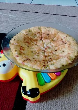 Foto resep Pizza🍕 Nasi alias telur dadar nasi😂