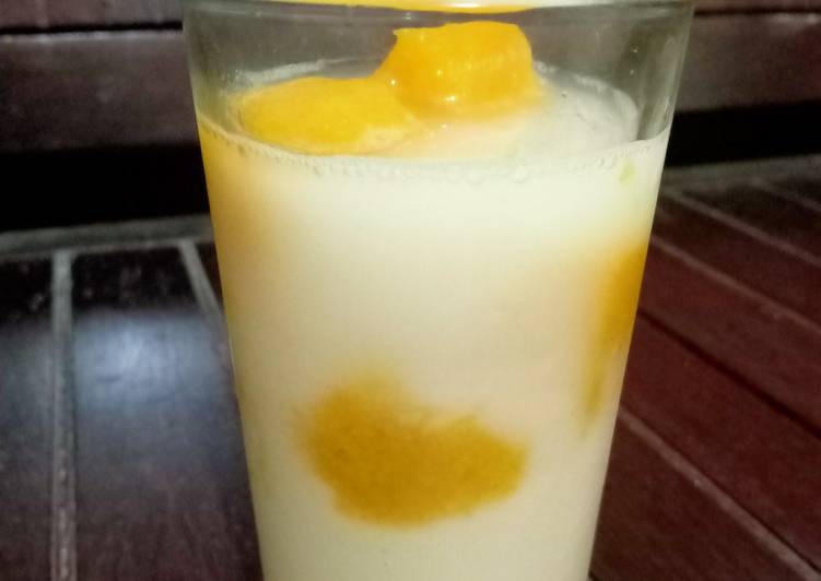 {Cara Membuat 29. Mango Ice Cubes With Yakult Anti Ribet