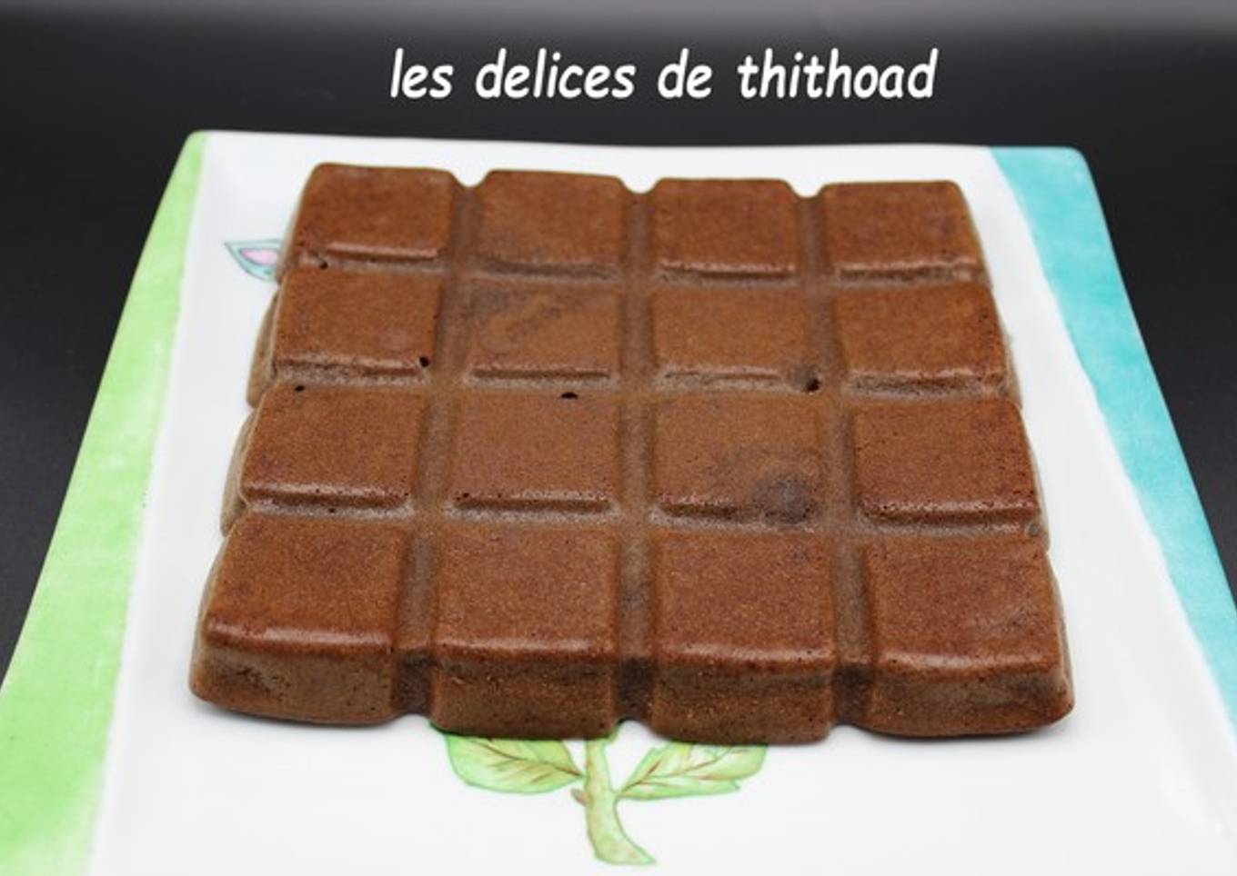 Moelleux au chocolat et compote de pommes