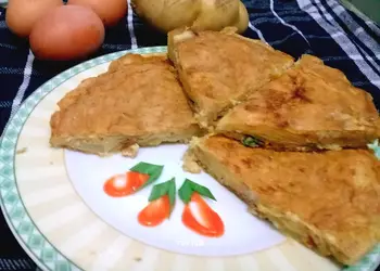 Resep Terbaik Spanish Omlete/ Tortilla de Patatas / Telur Dadar ala Spanyol Praktis Enak