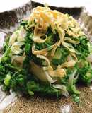 Phở khô xào cải đắng tàu hủ ki