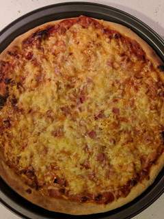 Una foto de Pizza casera fácil y rápida
