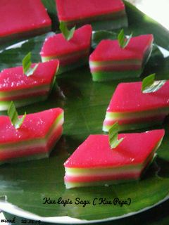 Foto resep Kue Lapis Sagu (Kue Pepe)