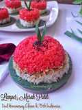 Lemper Merah Putih(Isi Abon Rusa Khas Merauke)