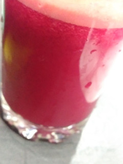 A picture of Beetroot juice.