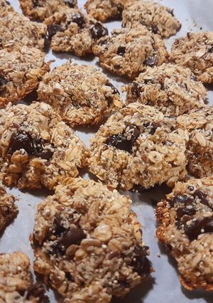 Una foto de 🍪 Galletas de banana y avena🍌