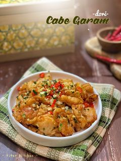 Foto resep Dori Cabe Garam ala Tiger Kitchen