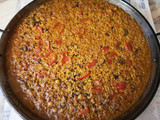 Arroz con pulpo a la leña