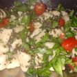 Ñoquis integrales al pesto y espinaca