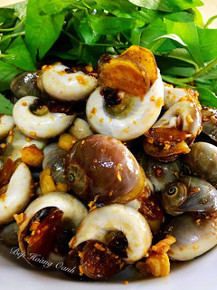 Hình của món Ốc Mỡ Xào Bơ Tỏi.