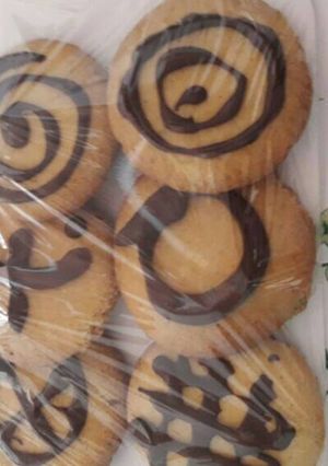 Una foto de Galletas con chocolate