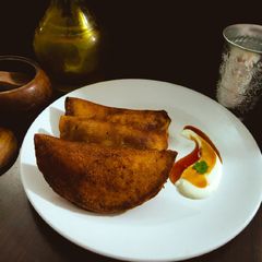 A picture of Beef Stuffed Pancake Fry.