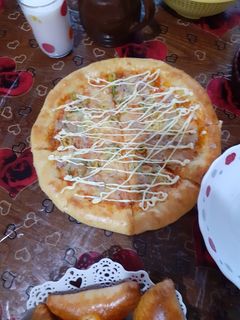 صورة لوصفة بيتزا خفيف او بنين تهبل