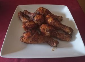Foto di Cosce di pollo alla diavola in friggitrice ad aria