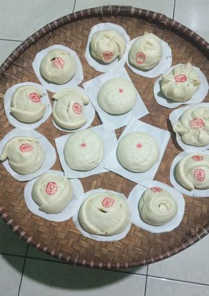Foto resep Bapao original Chinese / bapau ayam dan telur