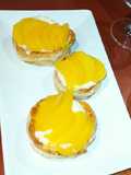 Cestitas de mascarpone
