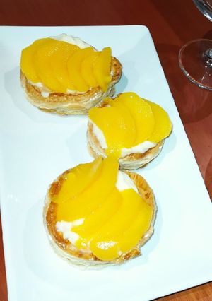 Una foto de Cestitas de mascarpone