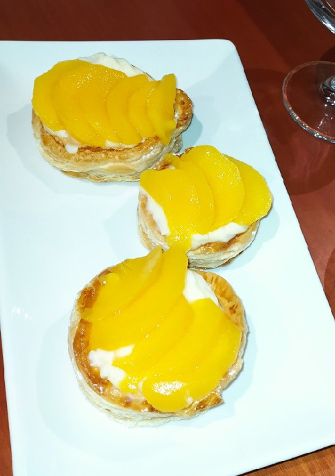Una foto de Cestitas de mascarpone