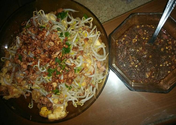 Tahu Gletak (Tahu Telur Sambal Kecap)