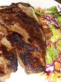 Churrasco de lomo con ensalada